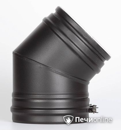 Колено 45° Schiedel Отвод 45° д.150 PM25 (Черный) Permetr в Домодедово