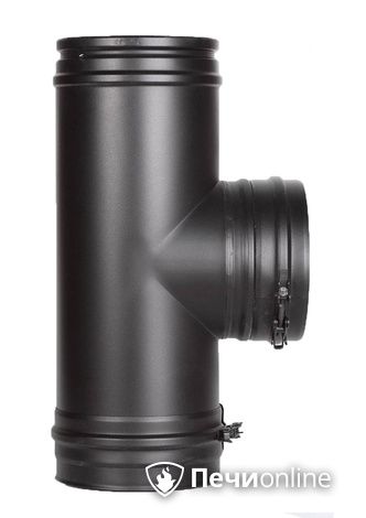 Тройник 90° Schiedel Тройник 90° д.150 PM25 (Черный) Permetr в Домодедово