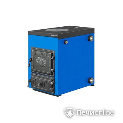 Отопительный котел Везувий Эльбрус-18 с плитой Везувий В1 в Домодедово