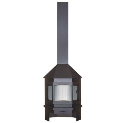 Печь-камин Бавария (Экокамин) угловая мюнхен, графит в Домодедово