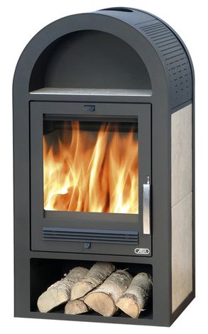 Печь-камин ABX Stockholm 8 (7кВ в воду, 5,5кВ в воздух), керамика в Домодедово