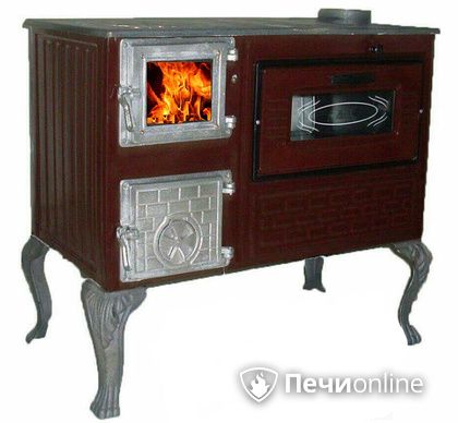 Отопительно-варочная печь МастерПечь ПВ-06 с духовым шкафом, 7.5 кВт в Домодедово