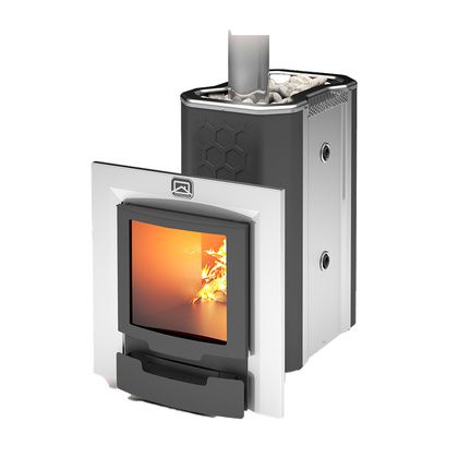 Дровяная банная печь Печь СИБИРЬ-20 ЛРК Профи Панорама (2.0) в Домодедово