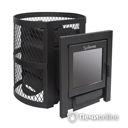 Дровяная банная печь Протопи Парилка 14 Финка Панорама в Домодедово