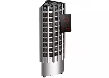 Электрокаменка для сауны Harvia Glow Corner TRC70XE c цифровой панелью управления в Домодедово