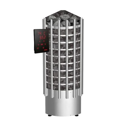 Электрокаменка для сауны Harvia Glow Corner TRC90XE c цифровой панелью управления в Домодедово