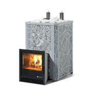 Дровяная печь-каменка ИзиСтим Ялта 35К (Модерн), AISI430