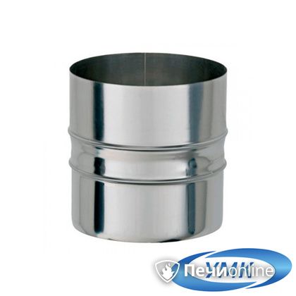 Дымоход УМК Адаптер котла D115 1мм нержавеющий H 120мм в Домодедово