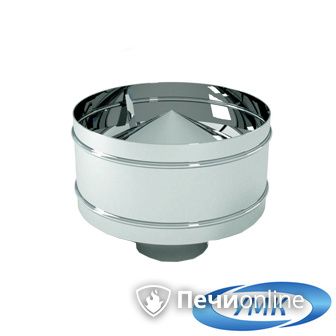 Дымоход УМК Оголовок с дефлектором D200х280 Н+Оц 0.5мм 0.5мм по воде в Домодедово
