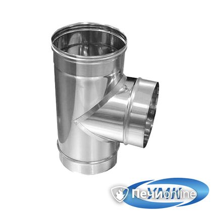Дымоход УМК Тройник 90° D150 0.5мм нержавейка в Домодедово
