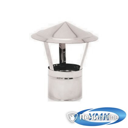 Дымоход УМК Зонт D130 0.5 мм. нержавейка в Домодедово